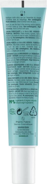 Produktbild Klorane Mattierende Creme mit BIO-Wasserminze (40 ml)