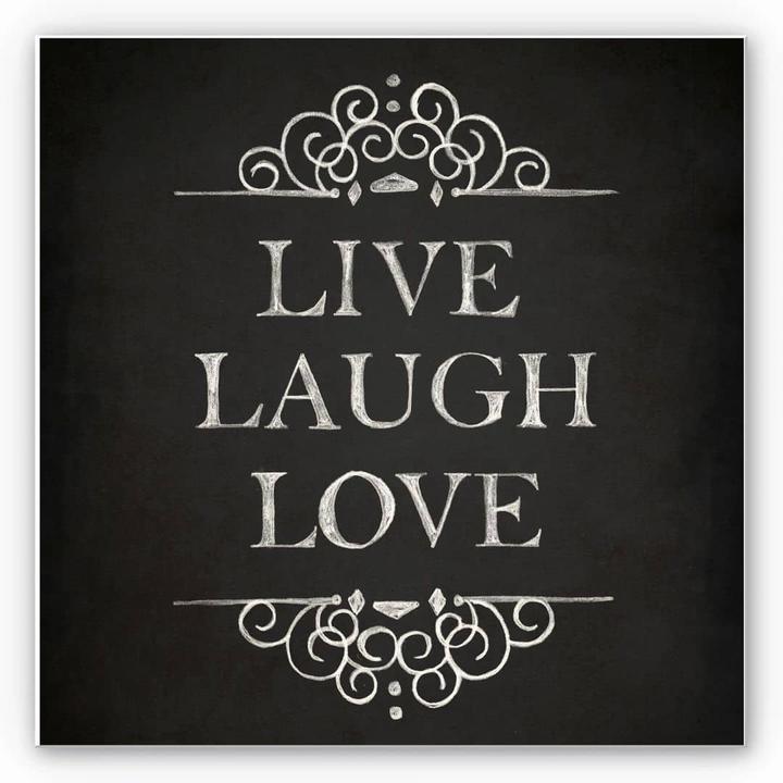 Image du produit Trenddeko Rire en direct Amour (30 x 30 cm)