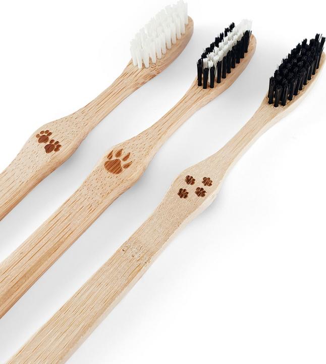 Immagine prodotto Bam Baw Spazzolino da denti in bambù medio (Medio, 1 x)
