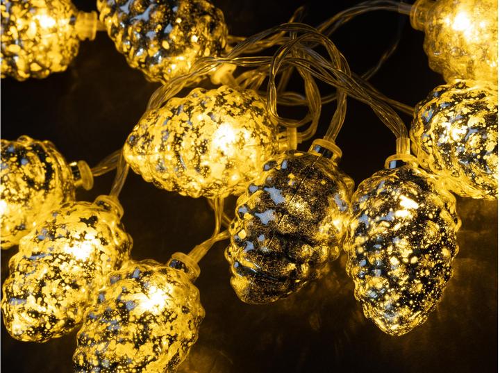 Produktbild Cocon LED-Lichterkette Tannenzapfen, 135 cm (0.08 m)