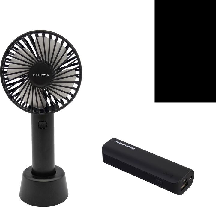 Produktbild RealPower Mobile bundle, Mobile Fan + PB-2600