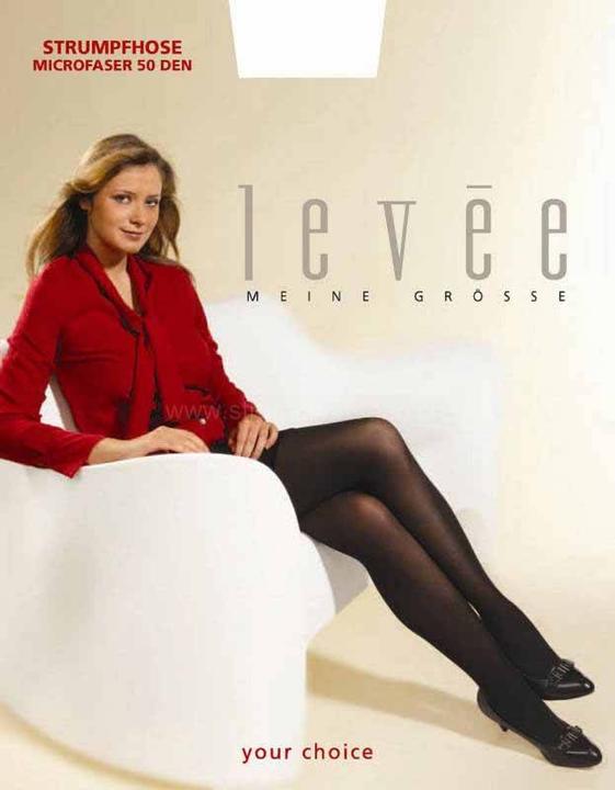 Image du produit Levee Microfaser 50 Collant, couleur 399 noir, taille 44-46 (50 DEN, 44 - 46)