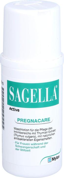 Actual product image Sagella active Intimate Wash Lotion, 100 ml Lotion (100 ml, Intimate washing lotion)