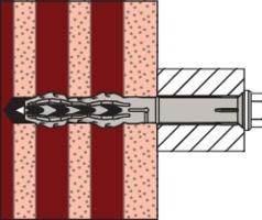 Produktbild Fischer Rahmendübel R 88542 SXR 10x260 FUS Schraube Stahl galv. verz./Dübel-Nylon (50 Stk.)
