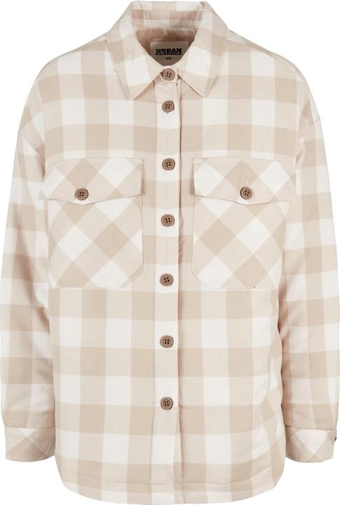 Urban Classics Langarmhemd Flanell Padded Overshirt