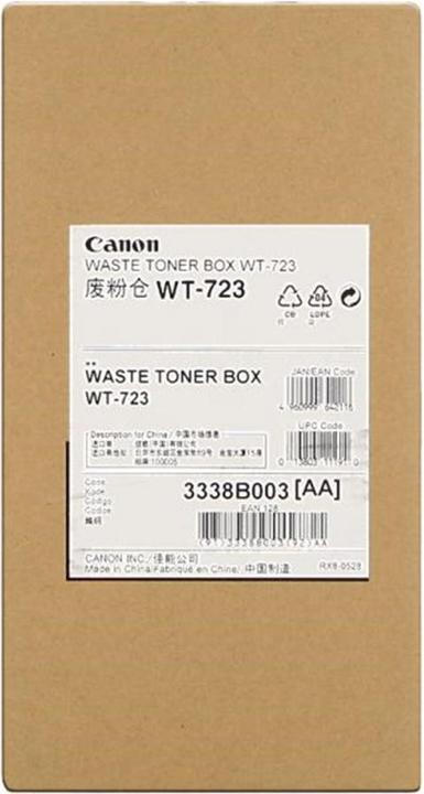 Valori nutrizionali e ingredienti Canon WT-723 Scatola di toner di scarto (FC)