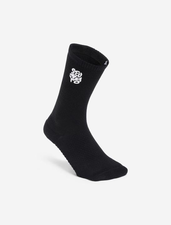 Image du produit Decathlon Chaussettes mi-mollet, noir et marron, lot de 2 (35, 38)