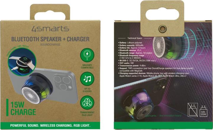 Actual product image 4smarts SoundCharge (Rechargeable battery operated)