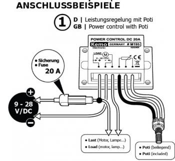 Actual product image Kemo PWM power controller module M (Various)