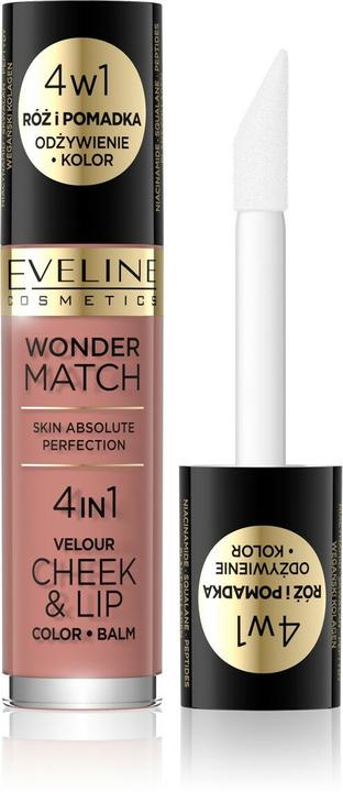 Image du produit Eveline Rouge à lèvres Wonder Match Velour Cheek&Lipush And Liquid Lipstick 01 4.5Ml (01)