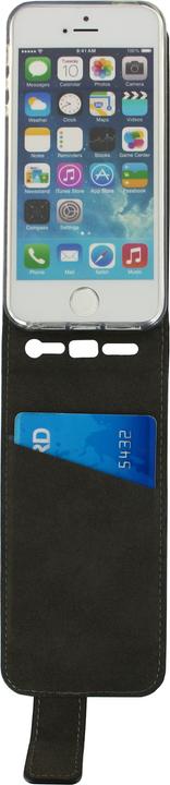 Produktbild Mobilizera Mobilize MOB-CGFCB-IPH5, Flip case, Apple, iPhone 5/5S/SE, Black (Apple iPhone 5, Apple iPhone 5s, Apple iPhone SE)