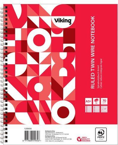 Produktbild Viking Notizbuch DIN A5+ Liniert (Liniert, Weicher Einband)