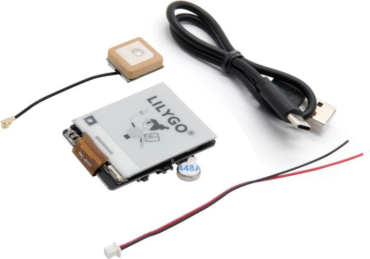 Actual product image Lilygo T-Wrist ESP32+GPS ePaper 1.54inch display