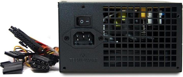 Actual product image Tecnoware ALIMENTATORE 550W 12CM FREE SILENT 2*SATA 2*MOLEX TOGHETER ON (550 W)
