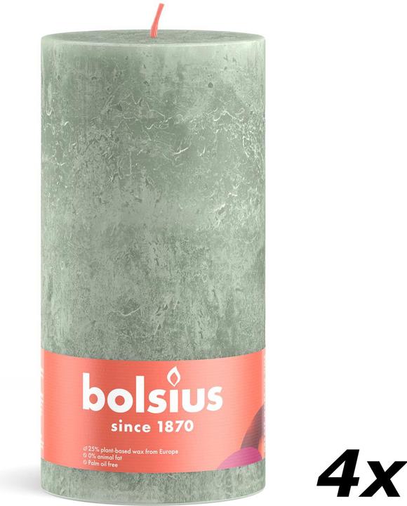 Immagine prodotto Bolsius Set di 4 candele a colonna (4 pz.)