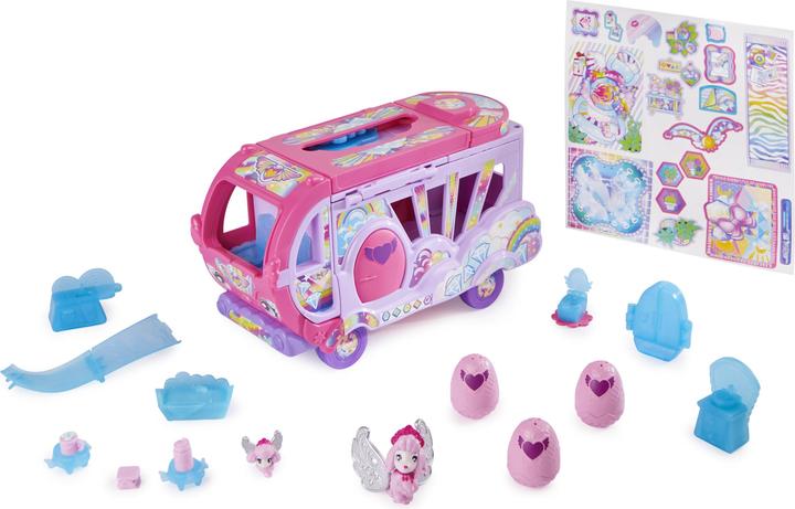 Produktbild Hatchimals Rainbowcation Camper, Wohnmobil-Spielset mit 6 CollEGGtibles-Figuren und Zubehör