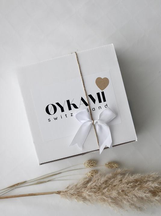 Produktbild Oykami Baby Geschenkbox Mädchen "Vancouver" Weiss/Rosa Herz gross mit Hase