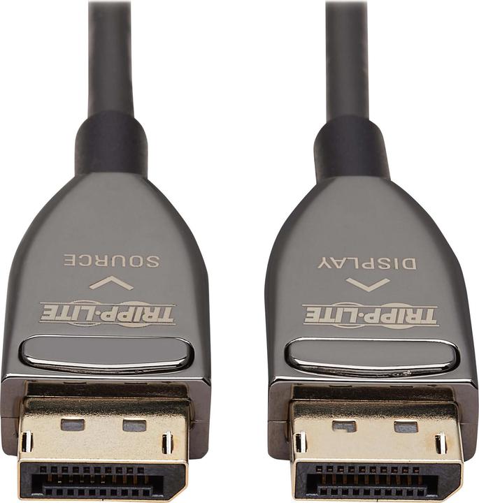 Produktbild Eaton DisplayPort Active Optical Cable AOC 8K 60 Hz M/M CL3 Rated Latching Connectors Blac (30 m, DisplayPort)