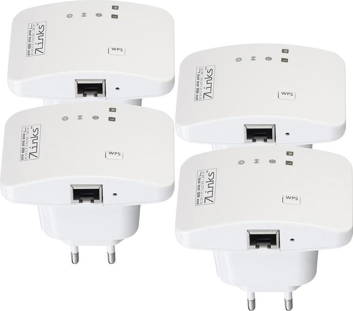 7links 4er-Set Mini-WLAN-Repeater
