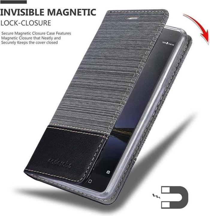 Produktbild Cadorabo Book Jeans Optik Cover (Lenovo P2)