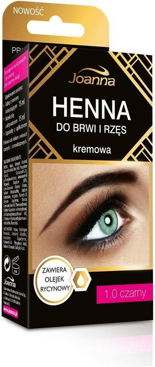 Image du produit Joanna Henna For Eyebrows And Eyelashes Crème 1.0ack 15Ml (Crème pour le corps, 15 ml)