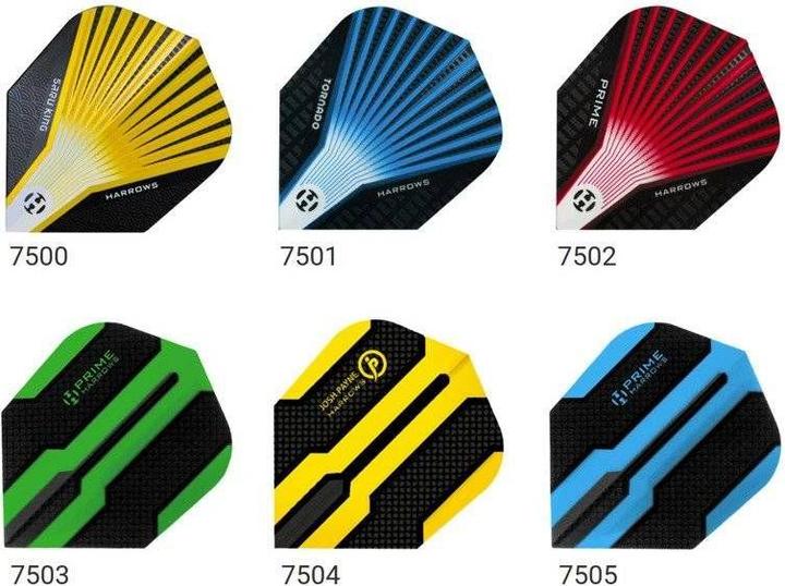 Actual product image Harrows Dave Chisnall Prime Flights Gold Black