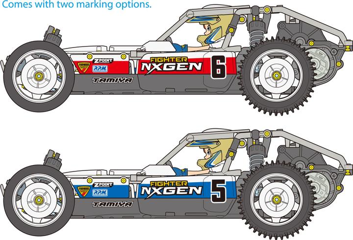 Immagine prodotto Tamiya 1/10 RC Fighter NXGEN (DT-04) (Kit)