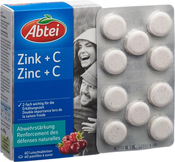 Produktbild Interdelta Zink + C Lutschtabl (40 Stück, Tabletten, 113 g)