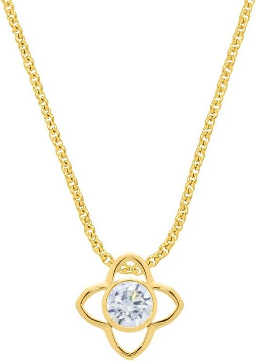 Image du produit Candy Collier Gemma, argent sterling 925, plaqué or (Argent sterling 925, Plaqué or 18k, 42 - 45 cm)