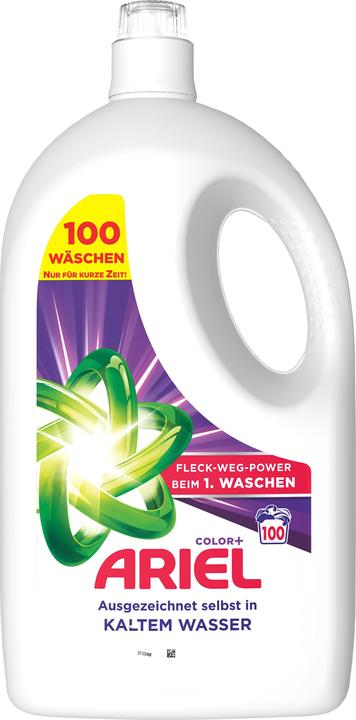 Actual product image Ariel Color+ (100 Washing cycles, Liquid)