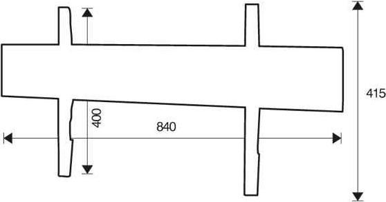 Produktbild NABO TV Halterung Slim 800 30-63" Schwarz (Wand, 80", 60 kg)