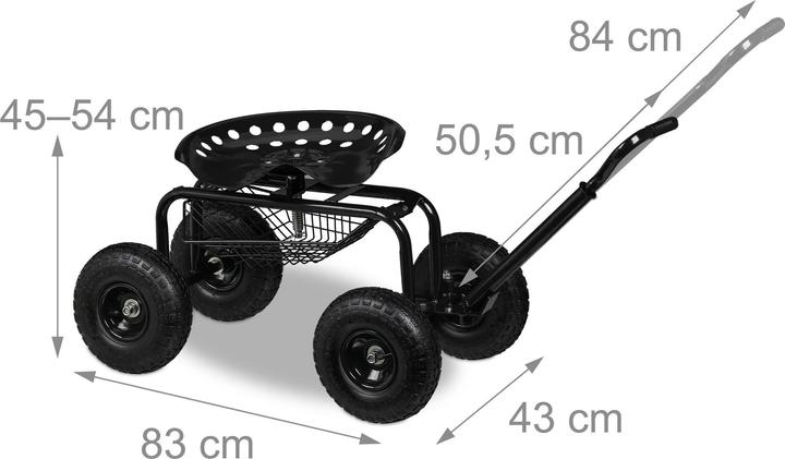 Actual product image Relaxdays Garden seat