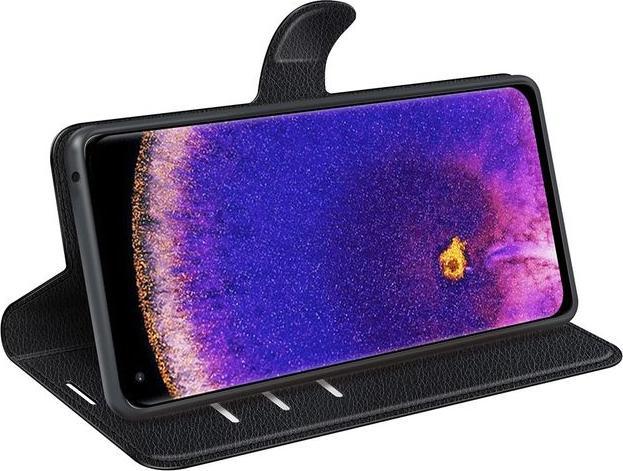Actual product image MU Classic Litchi Leather Bookcover Series (Oppo Find X5 Pro)