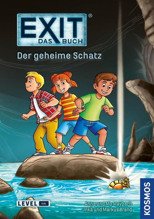 Actual product image Kosmos Exit Kids: das Buch - Der geheime Schatz (German, Burkhard Schulz, Markus fire, Anna and Mo Inka Brand, Maybach Mo, 2019)