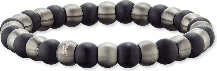 Image du produit Save Brave Bracelet SBB-Bruce hommes (18 cm, Acier inoxydable, Pierre de couleur)
