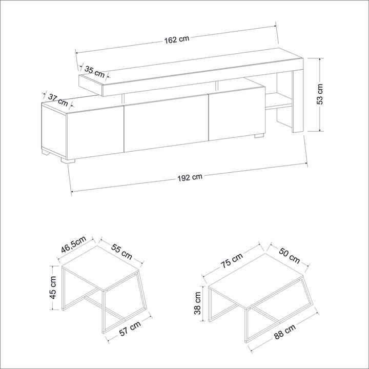 Immagine prodotto Homitis Vivian (192 x 37 x 53 cm)