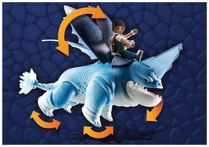 Immagine prodotto Playmobil Draghi: I Nove Regni - Plowhorn & D'Angelo (71082, Draghi Playmobil)