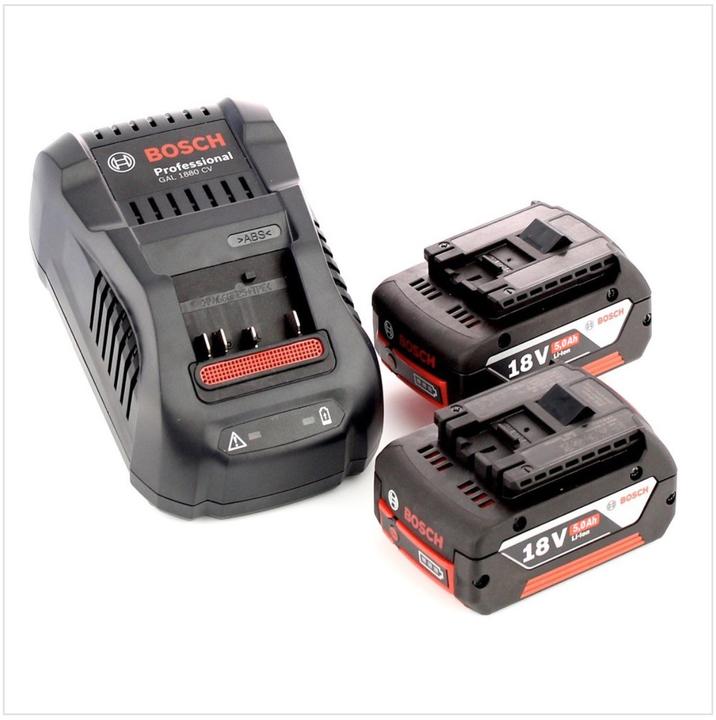 Produktbild Bosch Professional Bosch GBH 18V-26 Akku Bohrhammer 18V 2,6J brushless SDS-Plus + 2x Akku 5,0Ah + Ladegerät + L-Boxx (Akkubetrieb)