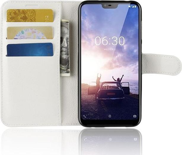 Produktbild MU Classic Litchi Leder Bookcover Series (Nokia 6.1 Plus)