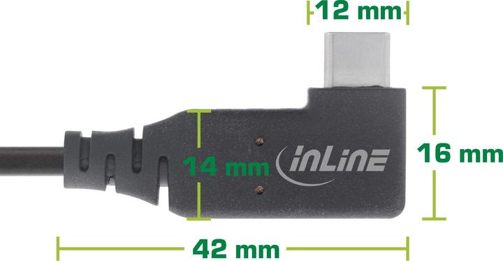 Actual product image InLine USB4 cable (1 m, USB 4.0)