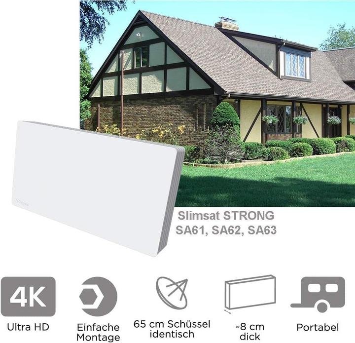 Immagine prodotto Strong Sa62 (Antenna piatta, 33.70 dB, DVB-S / -S2)