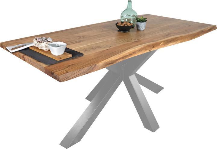 Produktbild SAM TIM Baumkante massiv Akazie (260 x 100 x 77 cm)