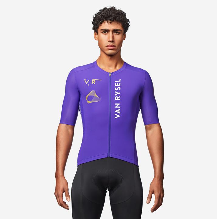 Produktbild Van rysel Rennrad Radtrikot kurzarm Sommer Unisex Racer 2 lila (S)