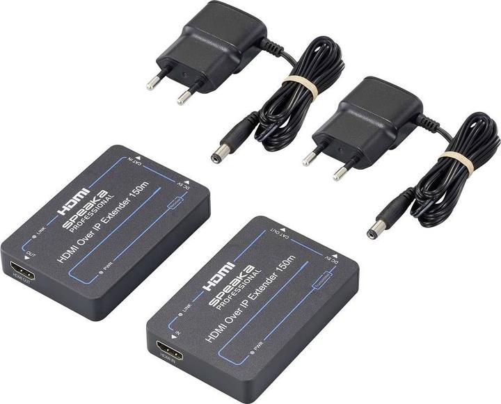 Produktbild SpeaKa Professional SP-HDE-301 HDMI® HDMI Extender über Netzwerkkabel RJ45 (Extender)