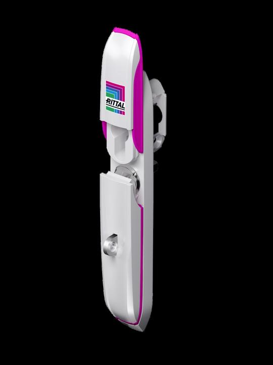 Immagine prodotto Rittal AX 2435.400 Sistema di bloccaggio pressofuso grigio chiaro (RAL 7035) 1 pz.