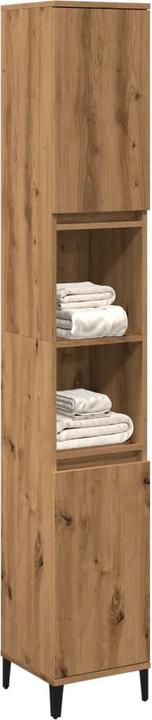 Actual product image VidaXL Bathroom cabinet Tall cabinet Bathroom cabinet Bathroom furniture Cabinet Artisan oak