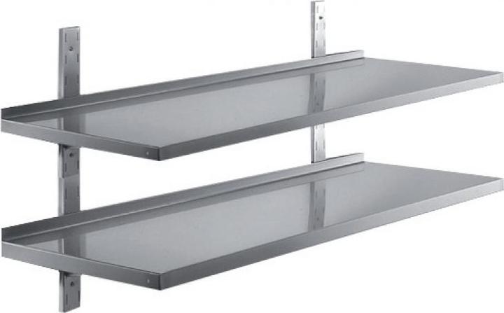 Actual product image Gastro Hero Wall shelf Basic / double (140 x 40 x 70 cm)