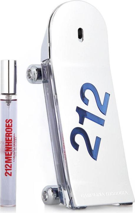 Produktbild Carolina Herrera 212 Men Heroes Forever Young EDT 90 ml + EDT MINI 10 ml (man) (Eau de Toilette, 90 ml)