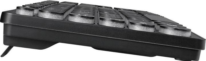 Immagine prodotto Perixx PERIBOARD-317 R DE B Tastiera cablata tedesca, QWERTZ Nero Beleu (DE, Cablato)
