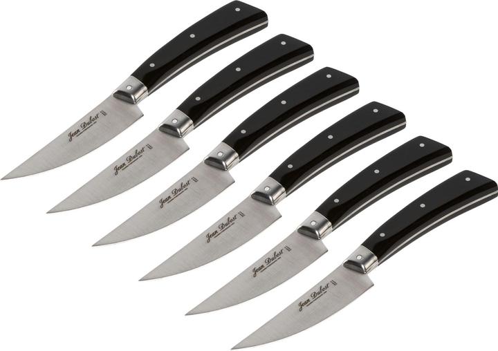 Produktbild Laguiole Jean Dubost Steakmesser Set 6-tlg. BISTRONOMY schwarz (6 Stück, Besteck Set)